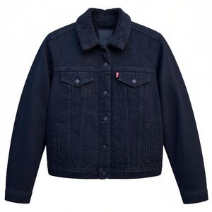 Levi's Forever  Black Sherpa-Lined Jacket